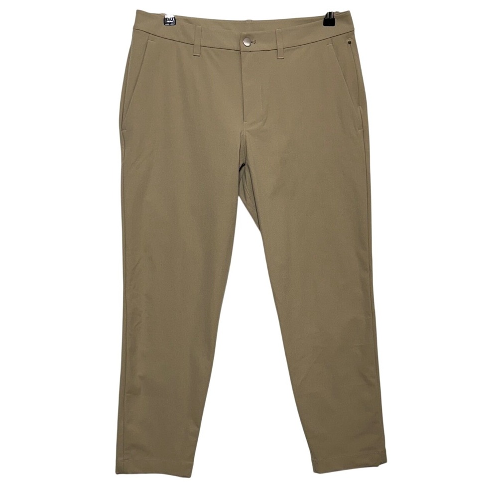 Lululemon Pants Mens 32X27 Tan ABC Slim-Fit Warpstreme Stretch Chino Trousers